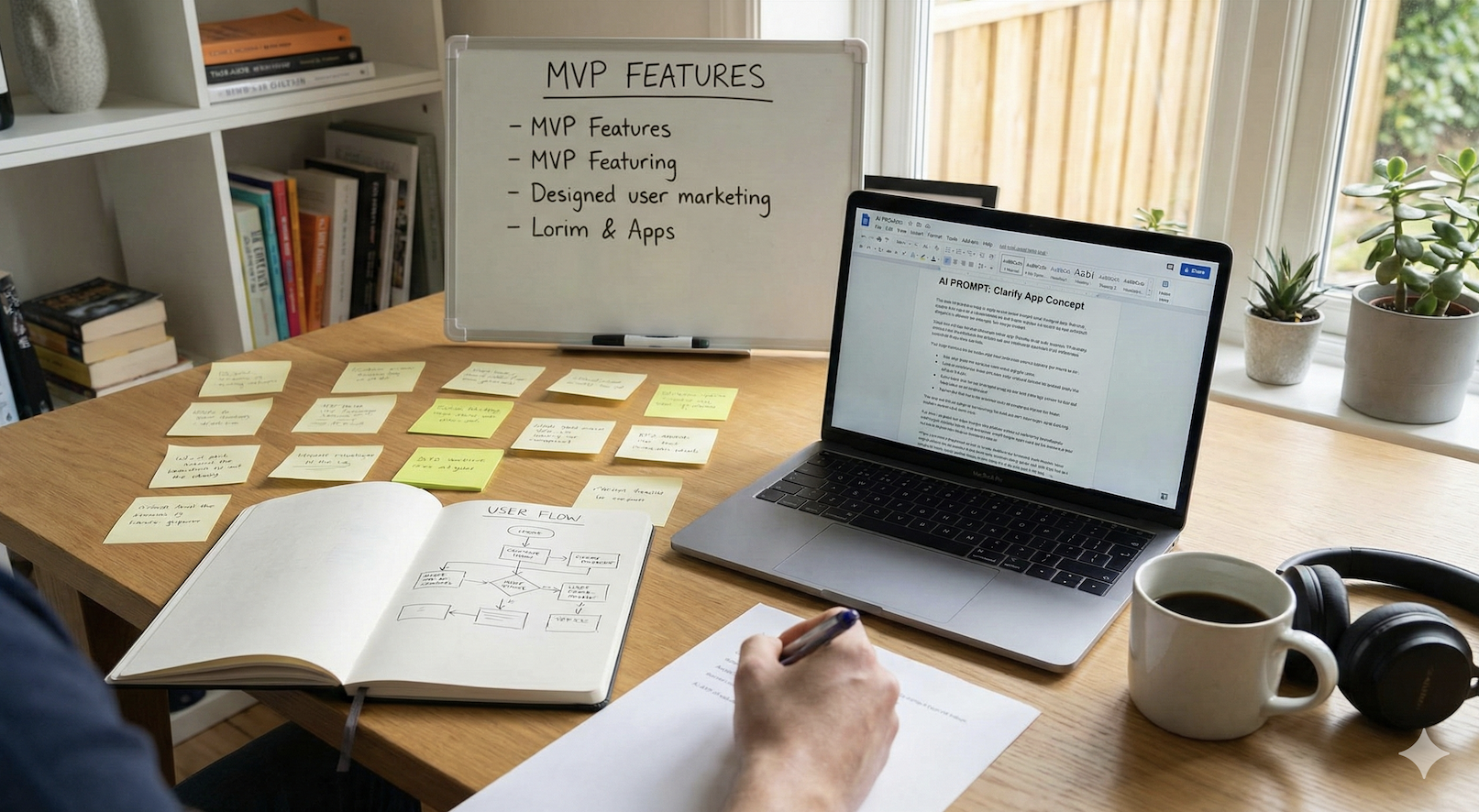 Clarify your app idea, user flow, and MVP before you start vibe-coding with AI - prompts resource for General, Others