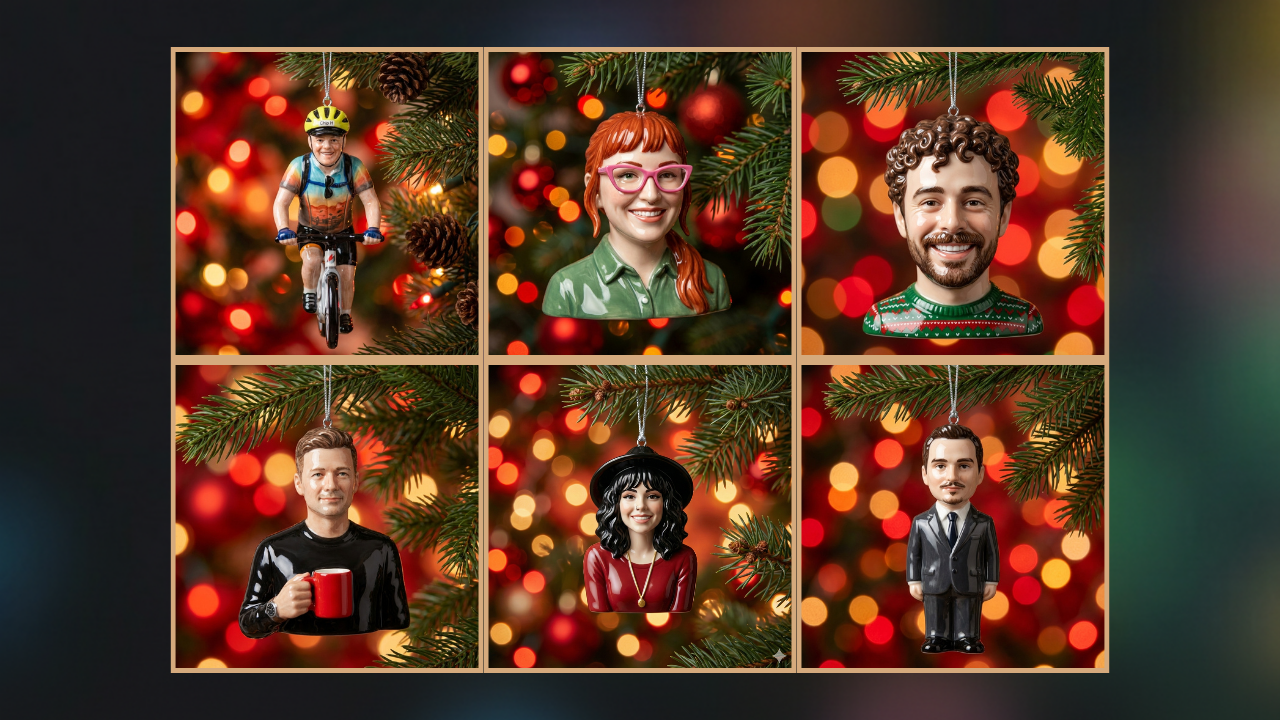 Transform yourself (or someone you love) into a Christmas Ornament - prompts resource for Others