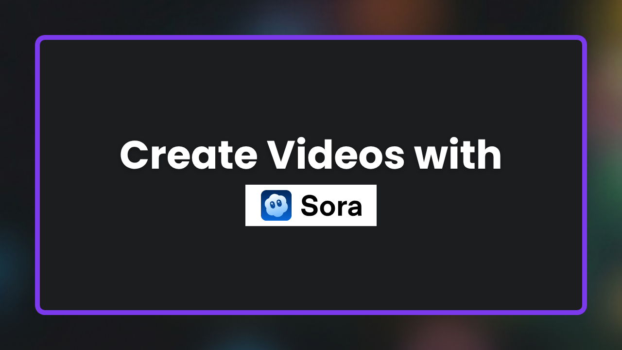 Generate videos with Sora 2 - guides resource for General, Marketing, Educator, Content Creator, Others